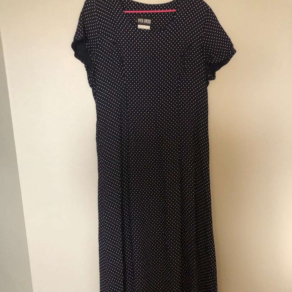 Lace Up, Polka Dot, Vintage Dress